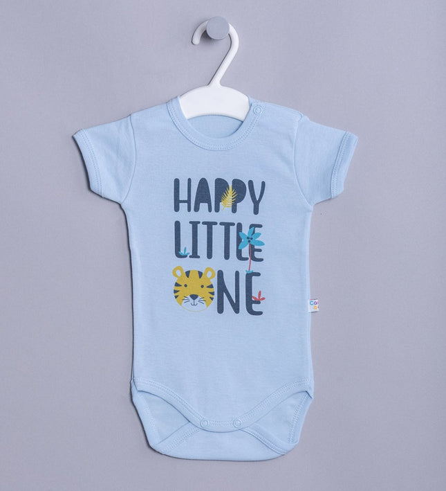 Бебешко боди с раменно закопчаване „Happy little one“