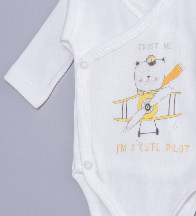 Бебешко боди - прегърни ме "Cute pilot"