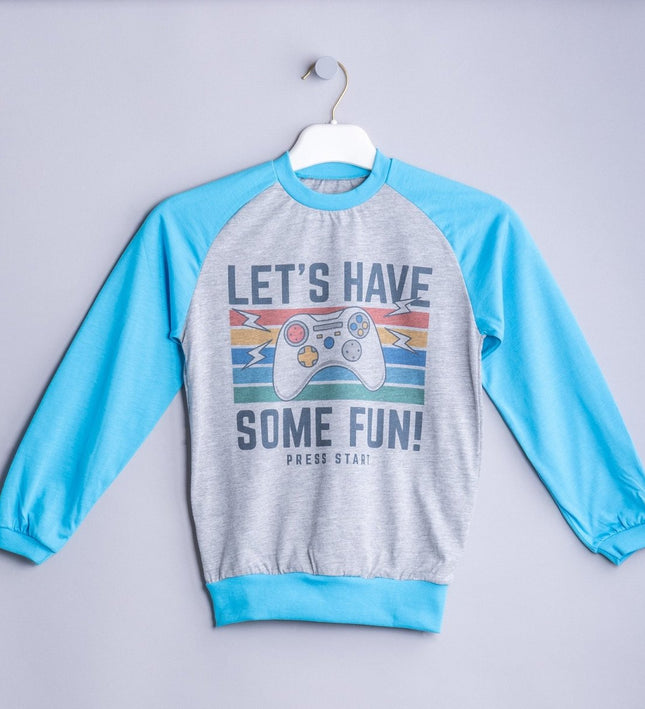 Детска пижама с дълъг ръкав - ,,Fun'' 122-158см