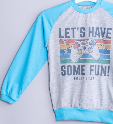 Детска пижама с дълъг ръкав - ,,Fun'' 122-158см