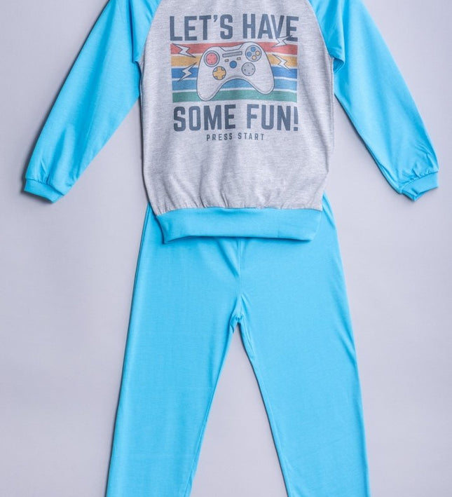 Детска пижама с дълъг ръкав - ,,Fun'' 122-158см