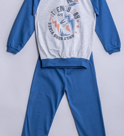 Детска пижама с дълъг ръкав „Trendy boy“ , 122-134см