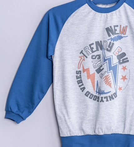 Детска пижама с дълъг ръкав „Trendy boy“ , 122-134см