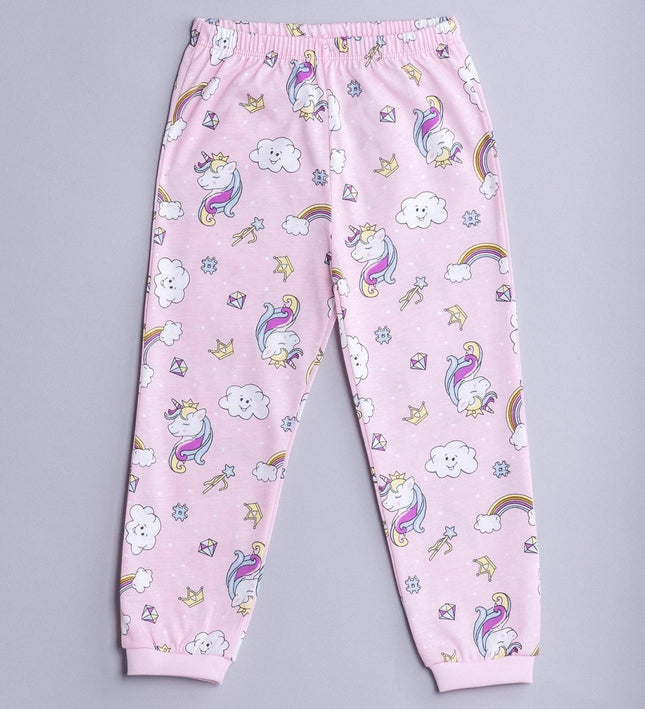 Детска пижама с дълъг ръкав „Небесни еднорогчета“, 86-98см