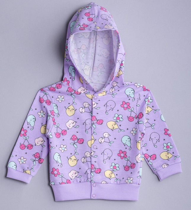 Бебешки суичър с качулка "Плодчета"