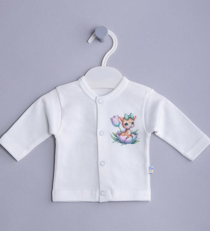 Бебешки комплект от 2 части „Жирафче с цветя“