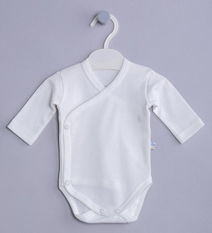 Бебешко боди комплект с дълъг ръкав - прегърни ме - бял, корал, шампан