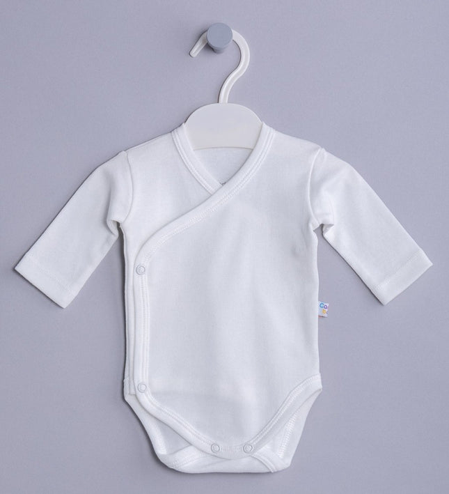 Бебешко боди комплект с дълъг ръкав - прегърни ме - бял, корал, шампан