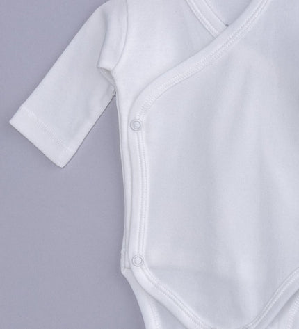 Бебешко боди комплект с дълъг ръкав - прегърни ме - бял, корал, шампан