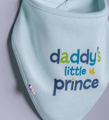 Бебешка двупластова бандана ,, Малкият принц на мама''