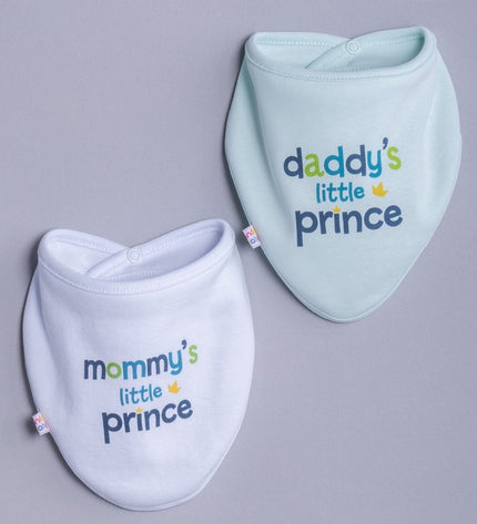 Бебешка двупластова бандана ,, Малкият принц на мама''