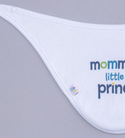 Бебешка двупластова бандана ,, Малкият принц на мама''