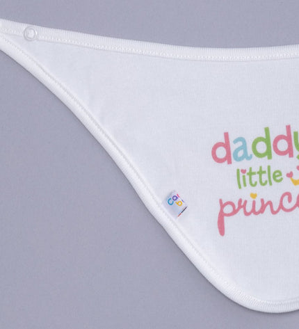 Бебешка двупластова бандана ,, Принцесата на тате''