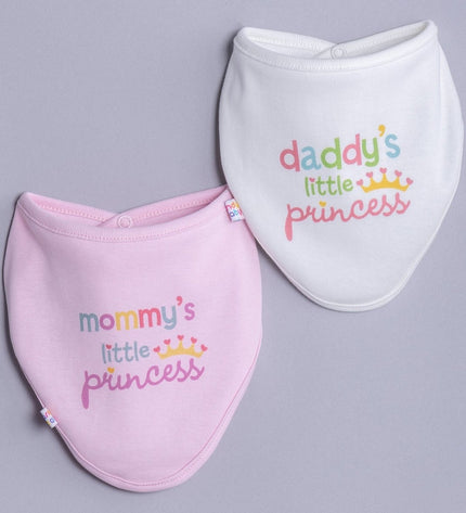 Бебешка двупластова бандана ,, Принцесата на тате''