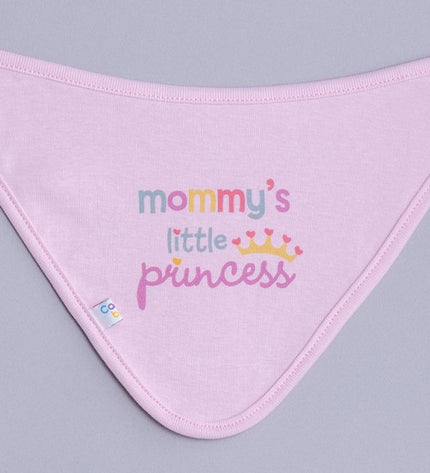 Бебешка двупластова бандана ,, Принцесата на тате''