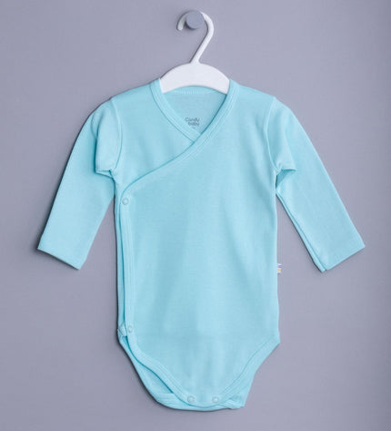 Бебешко боди комплект - прегърни ме - резeда, аква, ментов