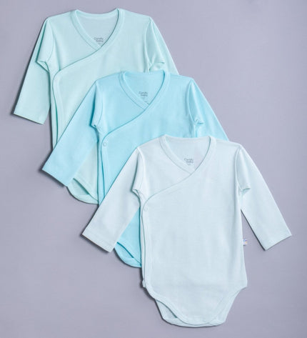 Бебешко боди комплект - прегърни ме - резeда, аква, ментов