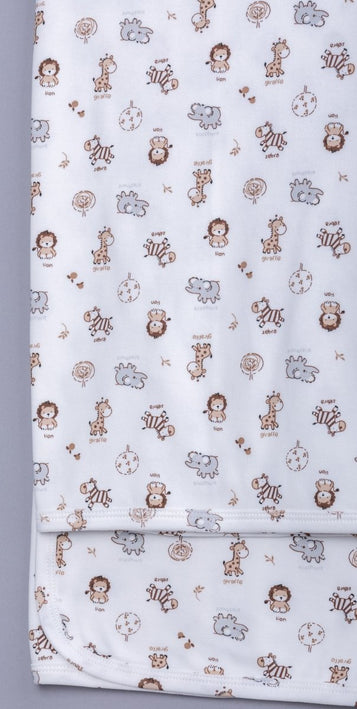 Бебешка памучна пелена „Джунгла“