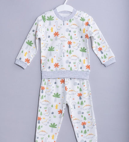Бебешка пижама с дълъг ръкав „Динозаври“, 68-80см