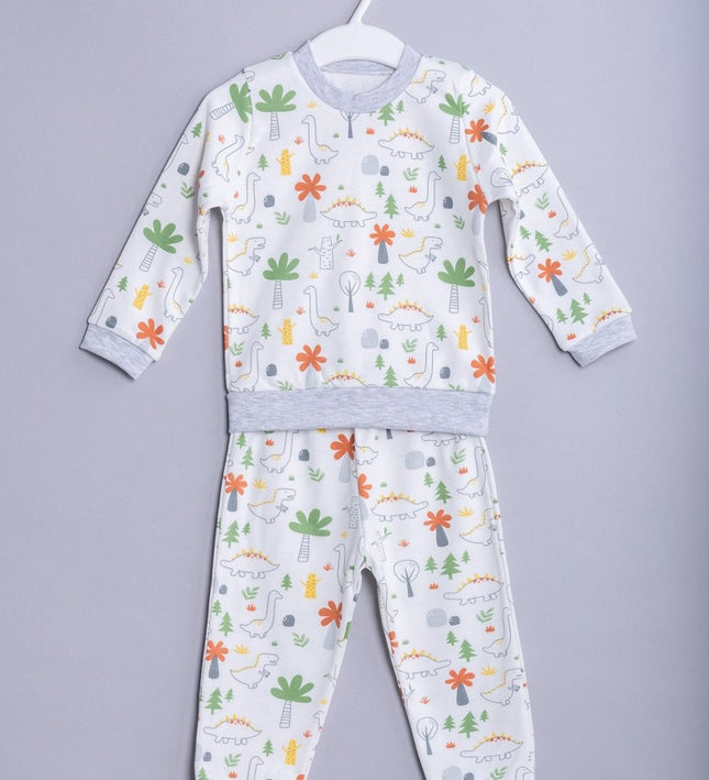 Бебешка пижама с дълъг ръкав „Динозаври“, 68-80см