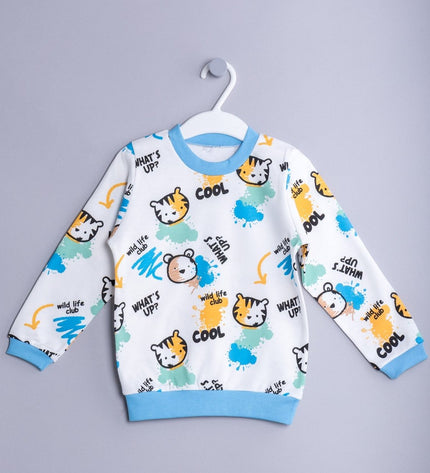 Детска пижама с дълъг ръкав „Малки тигърчета“ , 86-116см