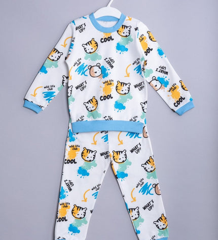 Детска пижама с дълъг ръкав „Малки тигърчета“ , 86-116см