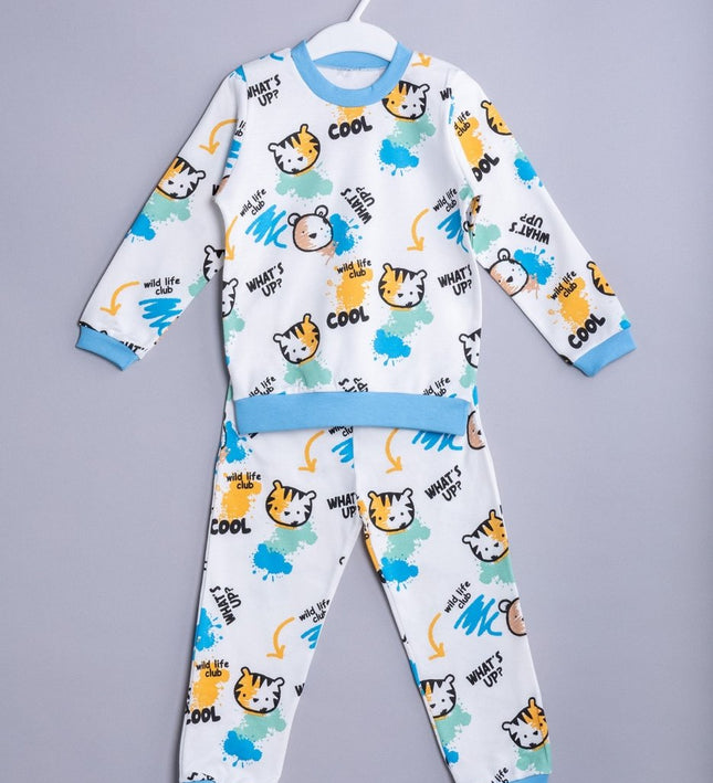Детска пижама с дълъг ръкав „Малки тигърчета“ , 86-116см