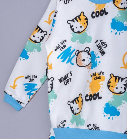 Детска пижама с дълъг ръкав „Малки тигърчета“ , 86-116см
