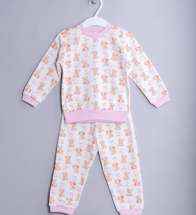 Бебешка пижама с дълъг ръкав „Меченца“, 68-80см