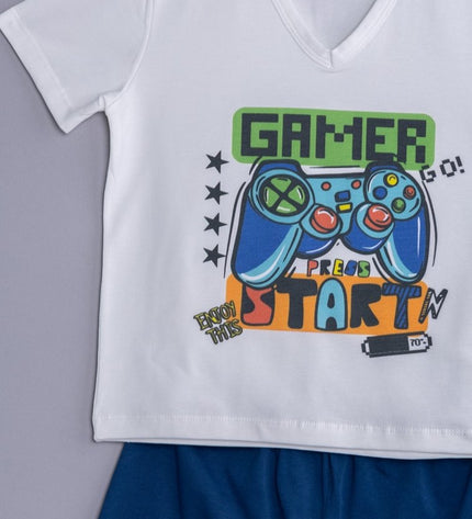 Пижама с къс ръкав "Gamer", 122-158см