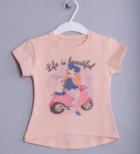 Тениска „Life is beautiful“ - 86-116см