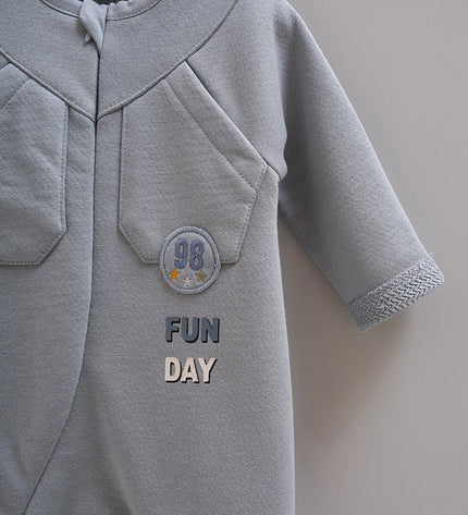 Бебешки гащеризон ,,Fun day" - индиго