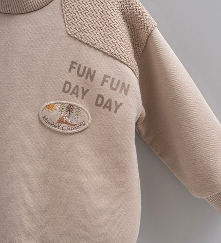 Бебешки комплект от 2 части ,,Fun day" - бежав