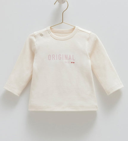 Бебешки комплект от 3 части, суичър, долнище и тениска - лилаво